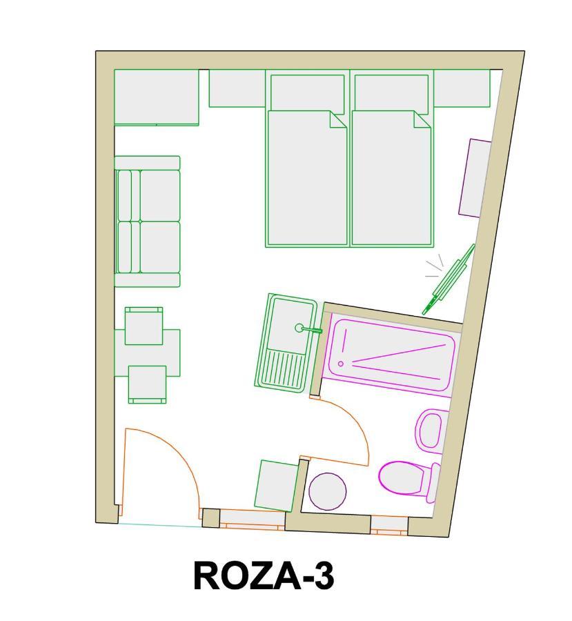 Apartment Špadina Vodice Bagian luar foto