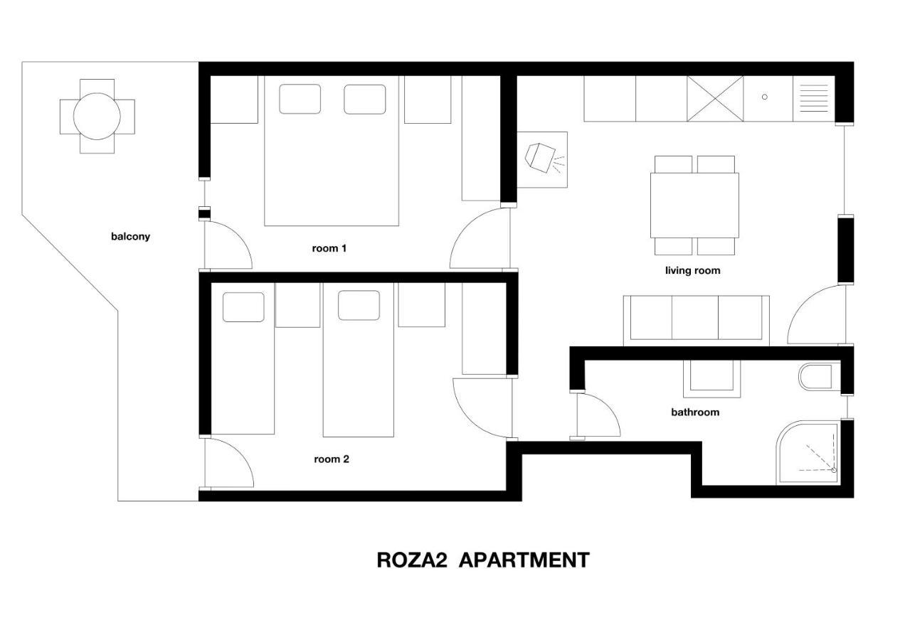 Apartment Špadina Vodice Bagian luar foto